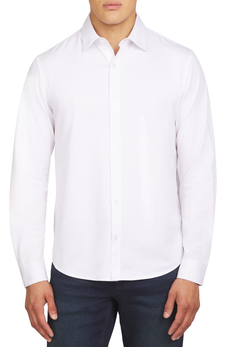 DKNY Metropolis Button-Up Shirt, Main, color,