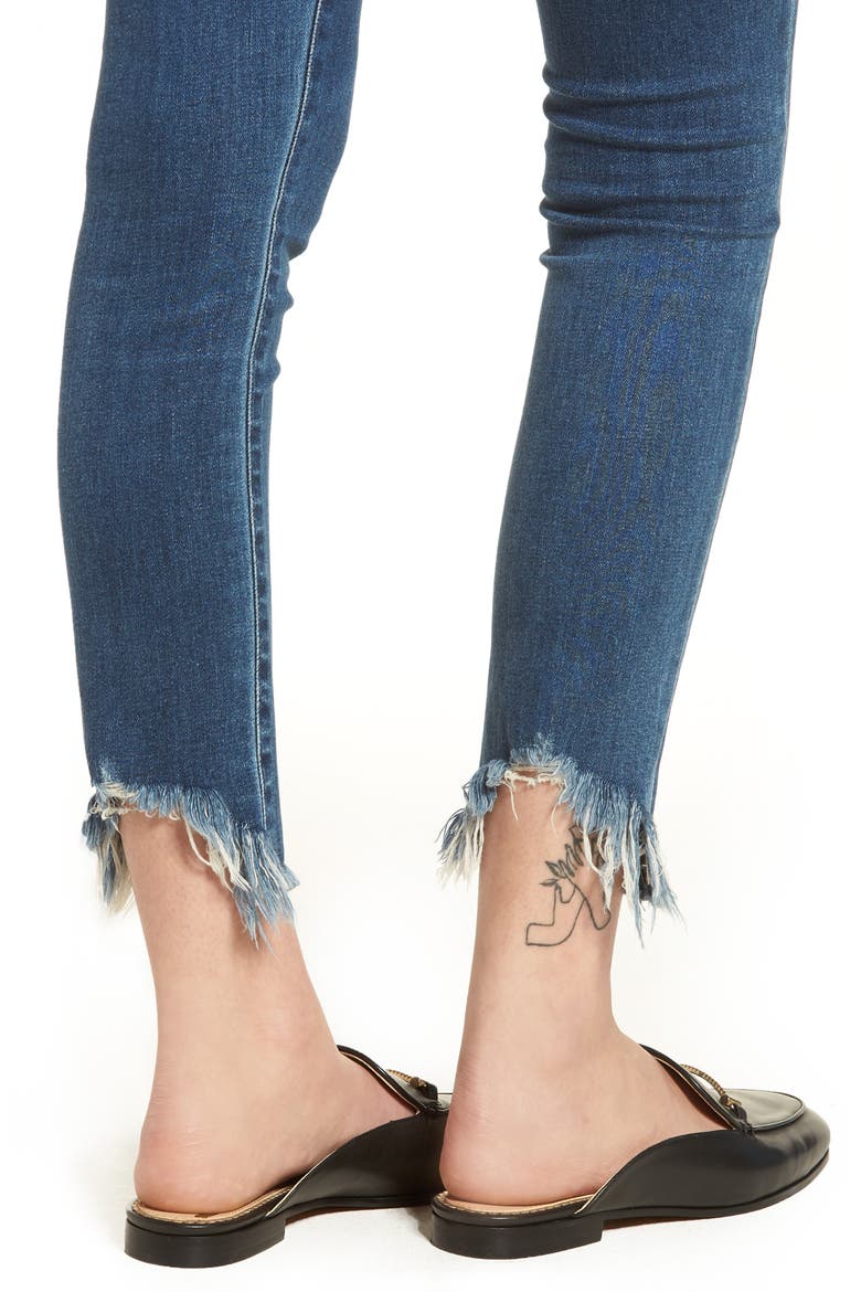 Rocket High Waist Crop Skinny Jeans, Alternate, color, FREQUENCY