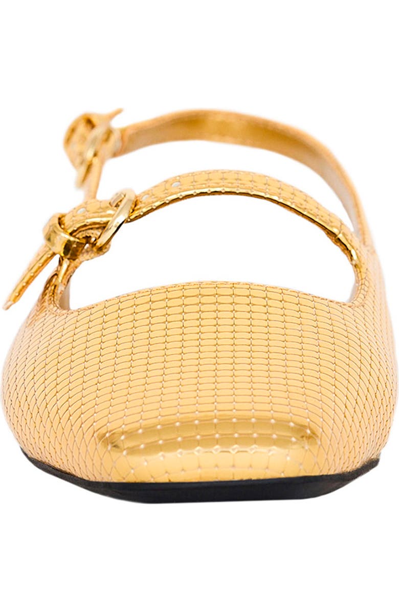 Katy Perry The Evie Lizard Embossed Slingback Flat, Alternate, color,