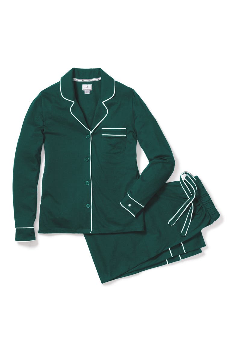 Women's Luxe Pima Cotton Pajamas, Alternate, color, EVERGREEN