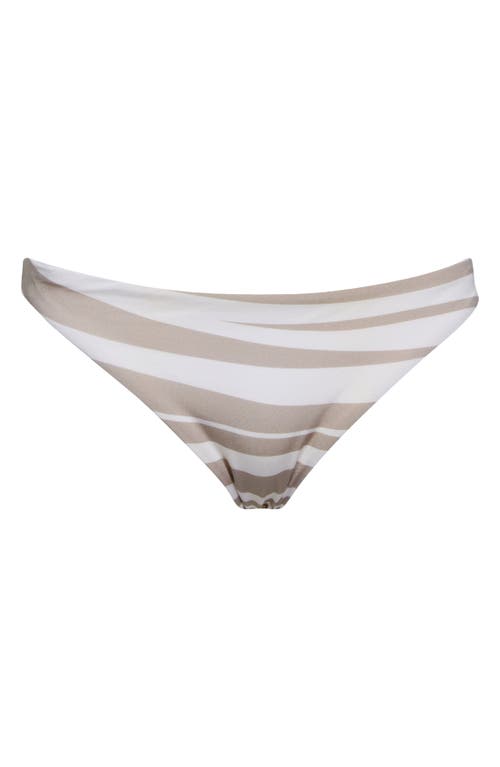 Vitamin A ® Midori Stripe Bikini Bottoms In Neutral