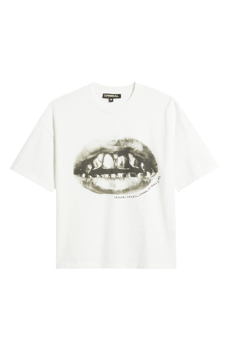 CRIMINAL DAMAGE Gold Teeth Graphic T-Shirt, Alternate, color, 