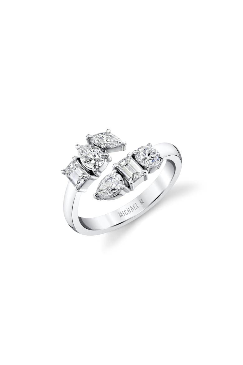 Montage Bypass Ring, Main, color, White Gold