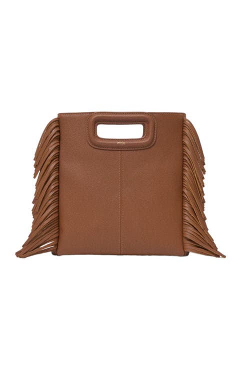 Grained leather M bag