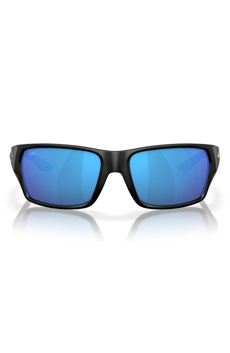 Costa Del Mar Tailfin 57mm Polarized Rectangular Sunglasses, Main, color, 
