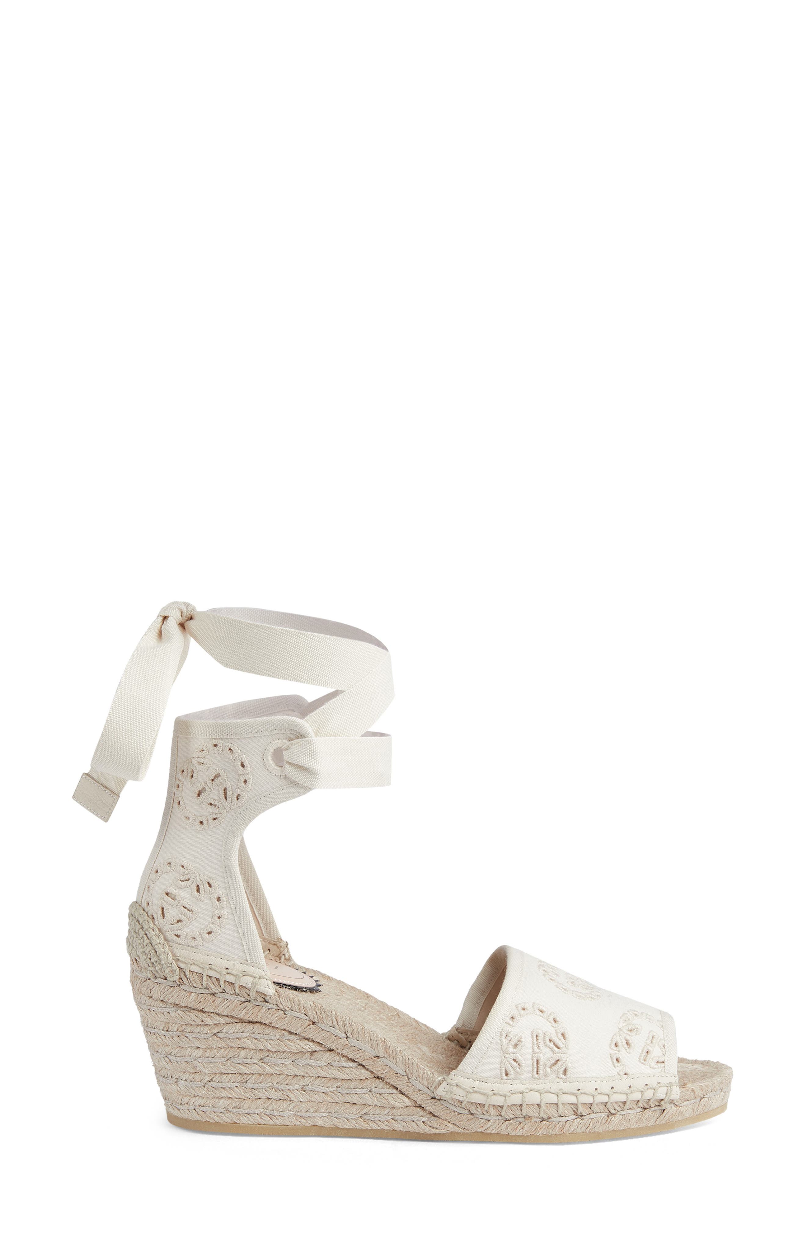 Gucci Damita Espadrille Wedge Sandal, Alternate, color, 