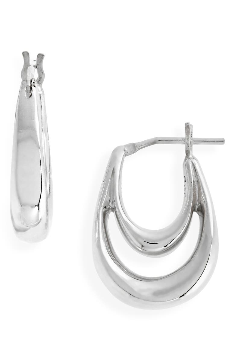 Sophie Buhai Small Blanche Hoop Earrings, Main, color,