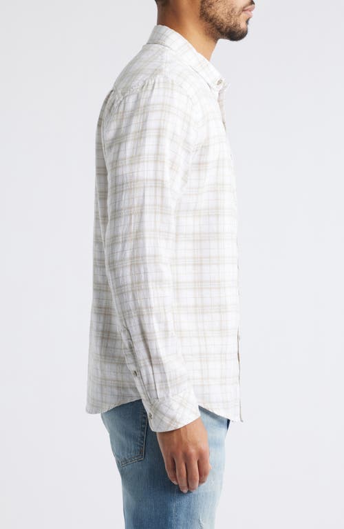 Rails Wyatt Plaid Cotton Button-up Shirt In Misty Pebble Path