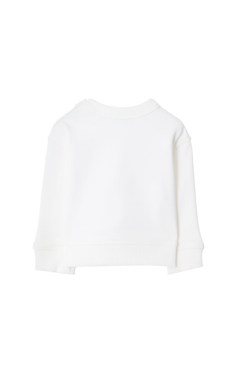 Burberry Thomas Bear Cotton Sweatshirt, Alternate, color, White
