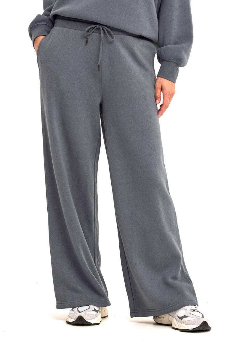 Mora Fleece Sweatpants, Main, color, RAINDROP