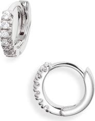 Nordstrom Demi Fine Cubic Zirconia Huggie Hoop Earrings