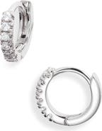 Nordstrom Demi Fine Cubic Zirconia Huggie Hoop Earrings
