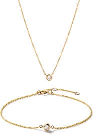 Ana Luisa Diamond Set - Gold Diamond Set