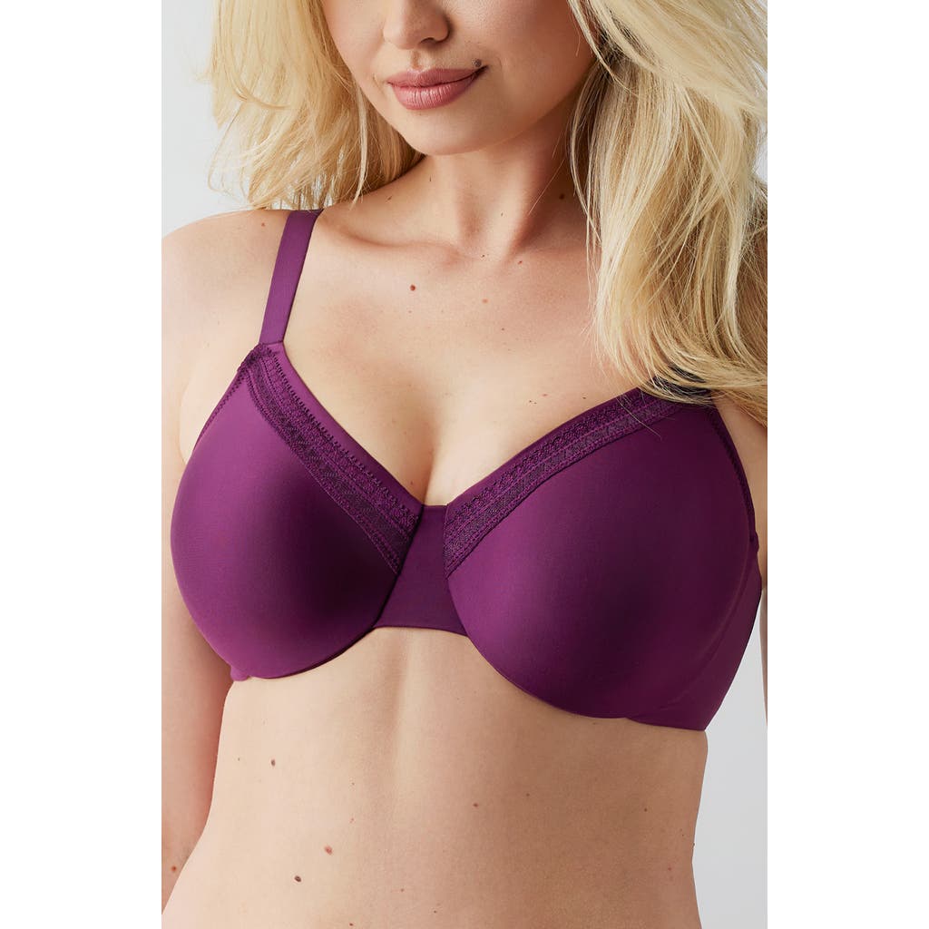 Wacoal Perfect Primer Full Coverage Underwire Bra In Purple