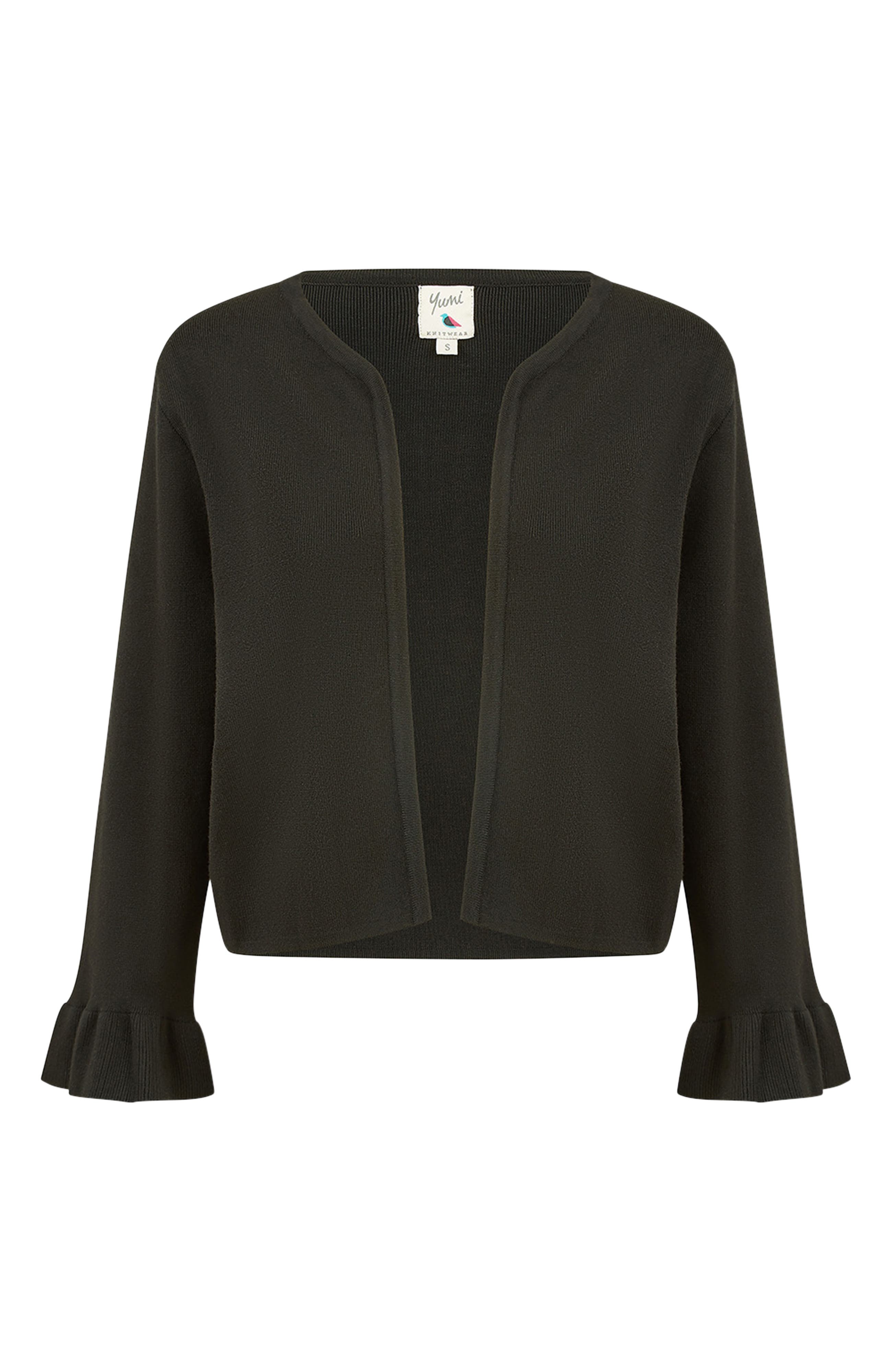 Bell Sleeve Cropped Cardigan - image 2