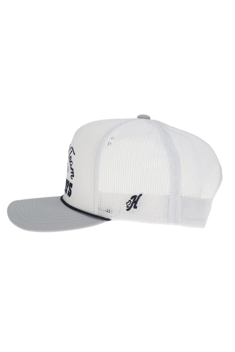 Men's HOOey  White/Gray Dallas Cowboys America's Team Trucker Adjustable Hat, Alternate, color, White