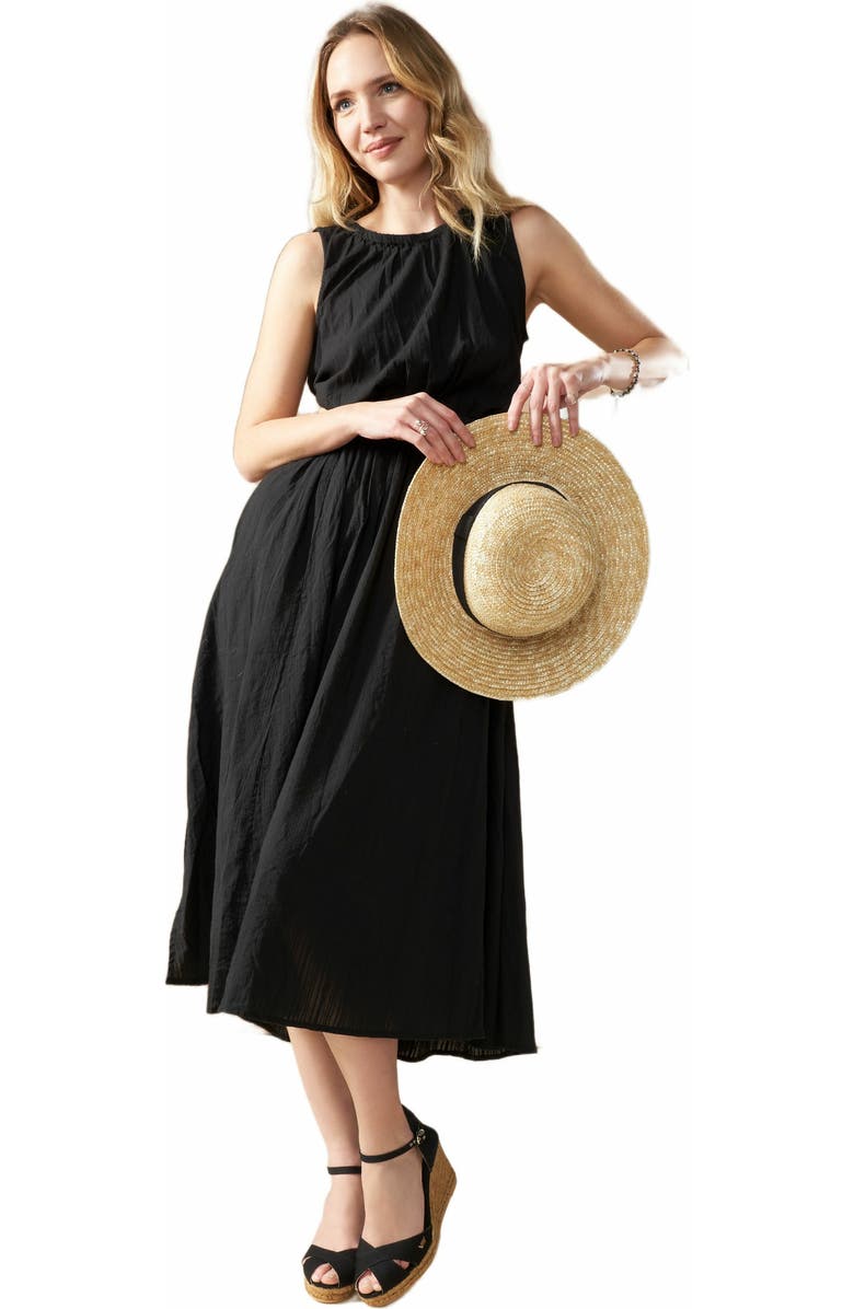 VISCATA Aiguablava Canvas Espadrille Sandal Wedges, Alternate, color, Black