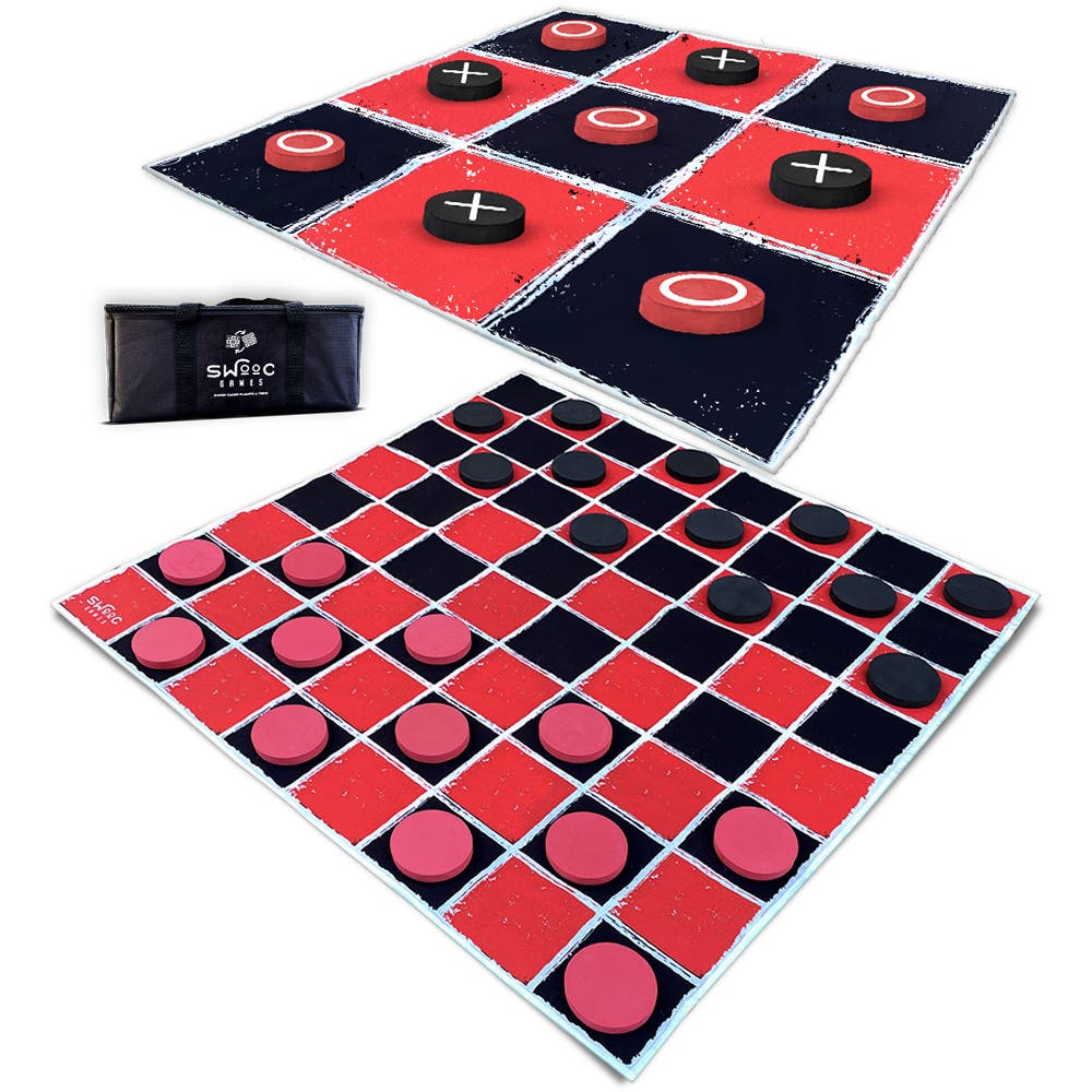 selected Black, Red