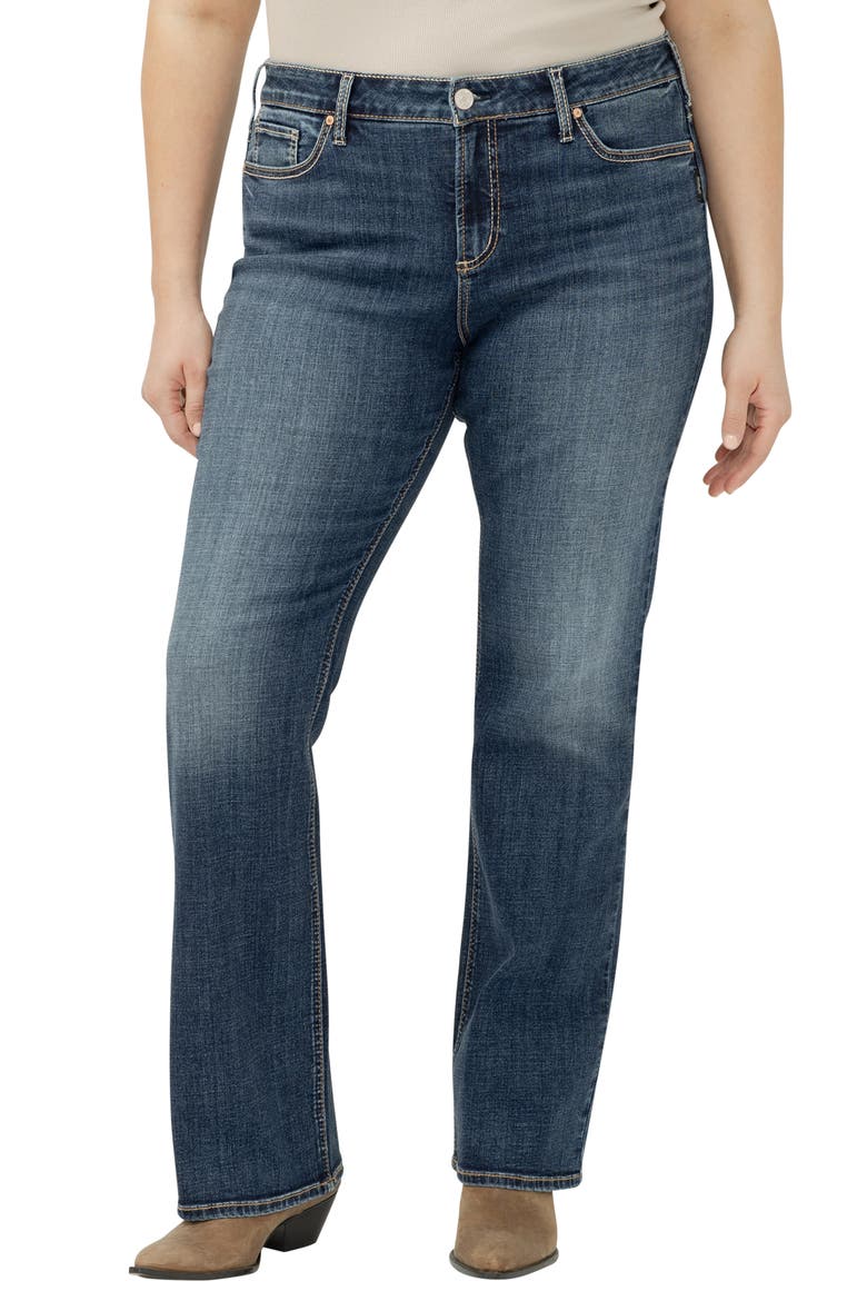 Elyse Mid Rise Bootcut Jeans, Main, color, HYDE PARK