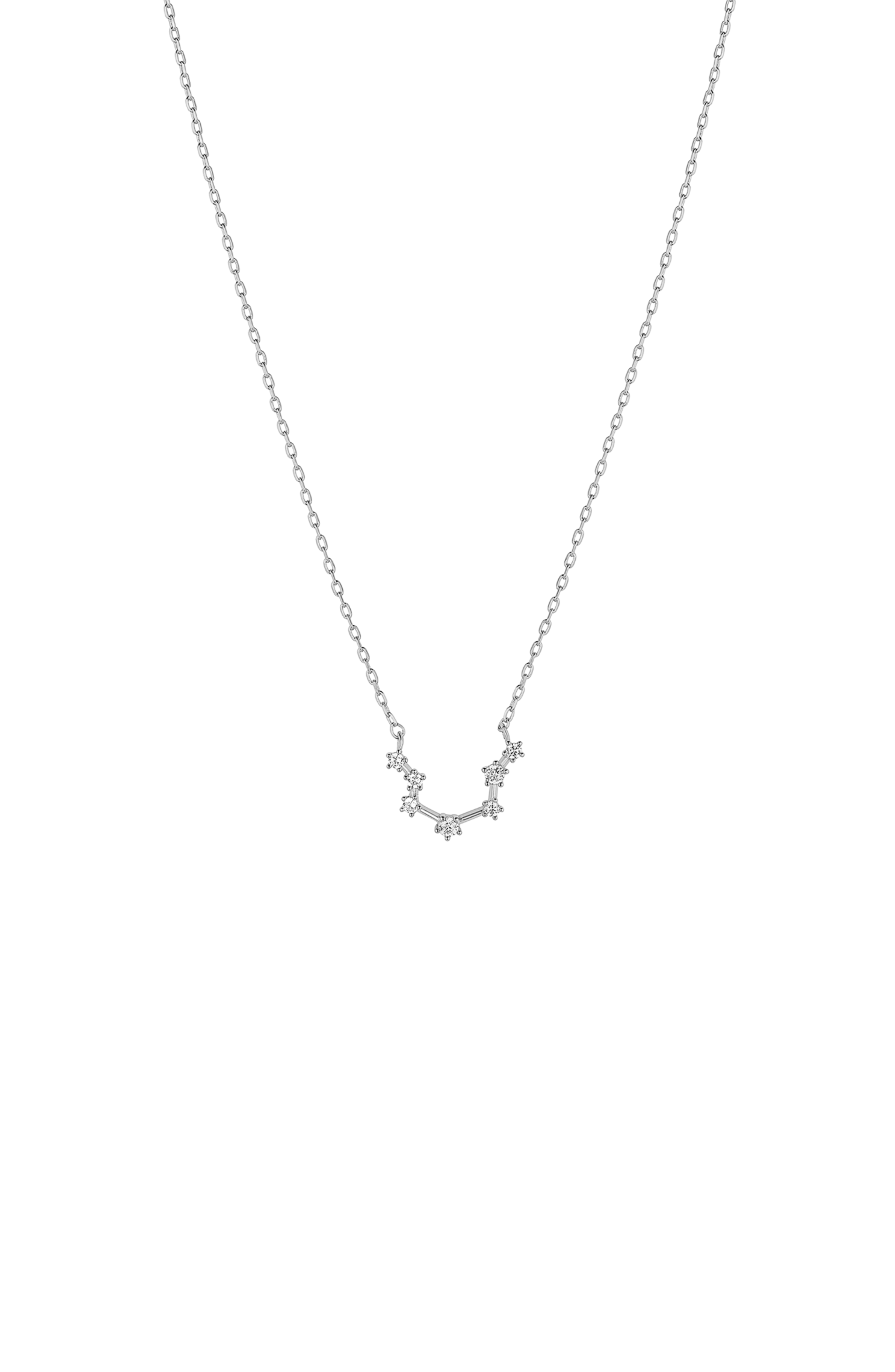 Bearfruit Jewelry 14k Gold Constellation Zodiac Necklace, 12 Zodiac Constellation Holiday Gift Idea In Silver