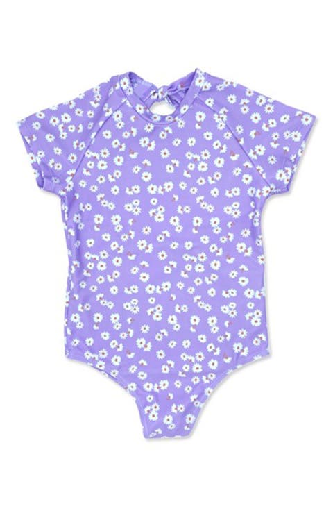 Kids' Lanikai Short Sleeve One-Piece Swimsuit (Big Kid)