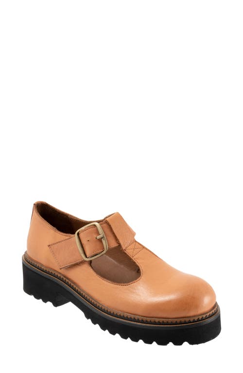 Bueno Abigail Mary Jane Loafer In Tan