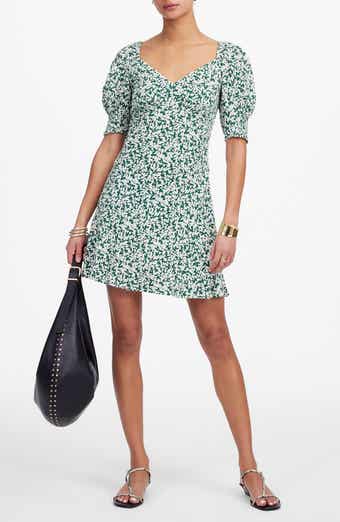 Madewell Seamed V-Neck Minidress