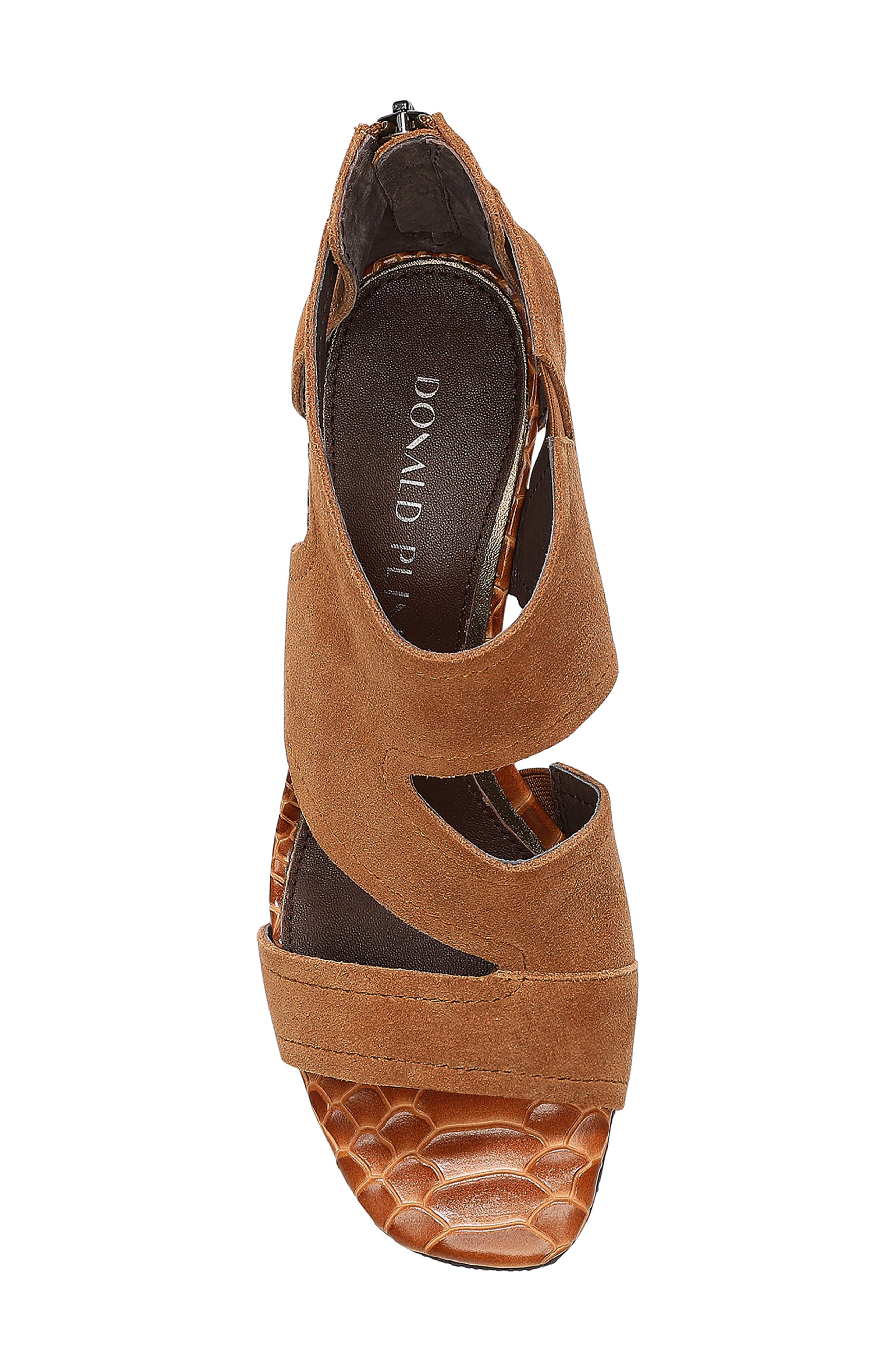 Panya Wedge Sandal, Alternate, color, SADDLE SUEDE