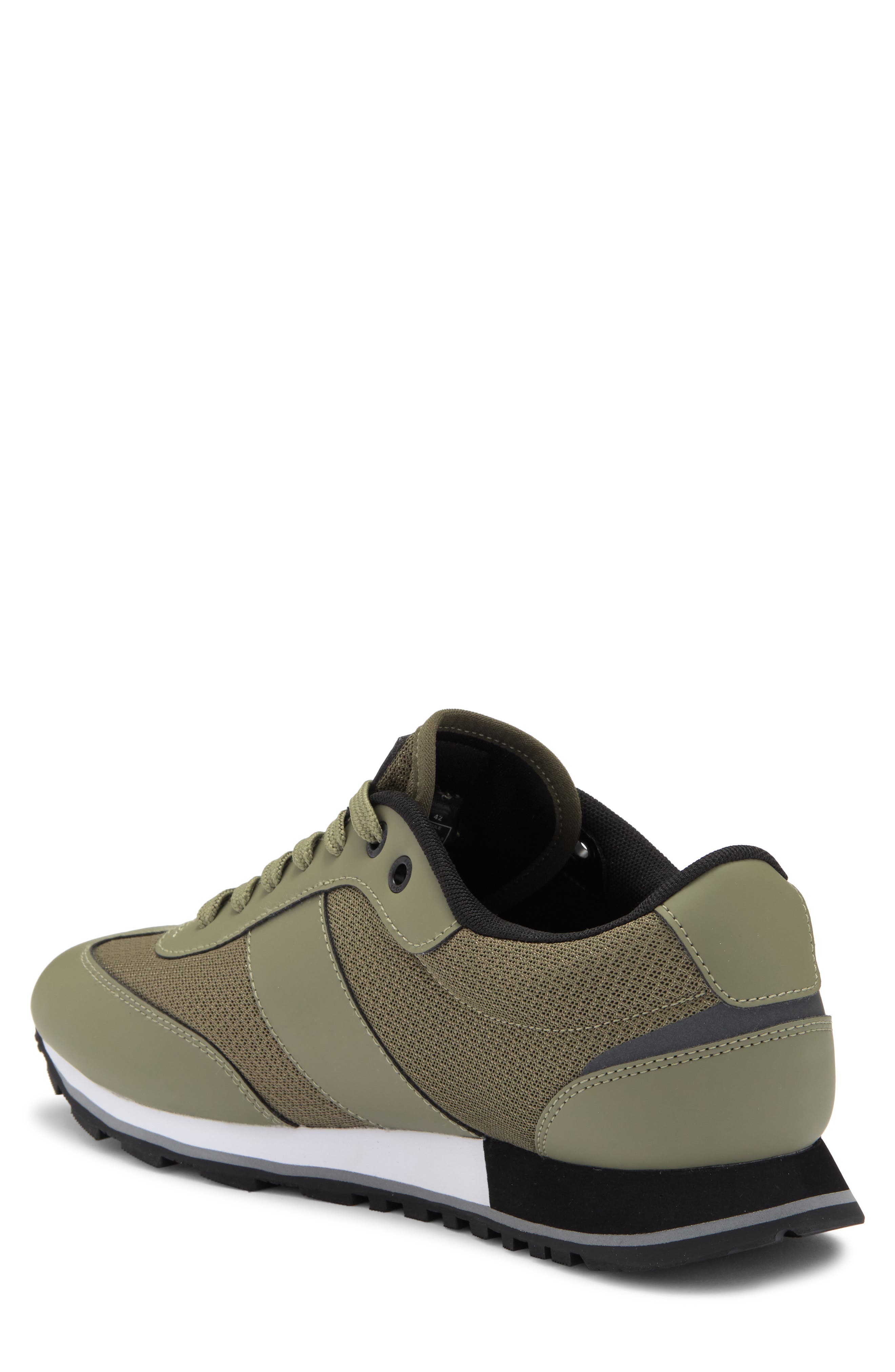 Parkour Runner Sneaker, Alternate, color, OLIVE GREEN
