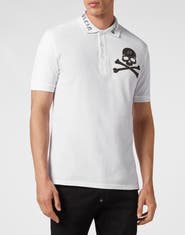 PHILIPP PLEIN Polo Shirt Ss Skull&Amp;Bones Men