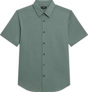 Theory Irving Short Sleeve Button-Up Shirt