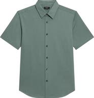 Theory Irving Short Sleeve Button-Up Shirt