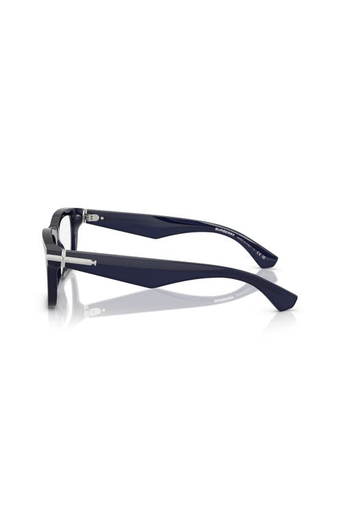 Burberry 53mm Rectangle Optical Glasses In Gray