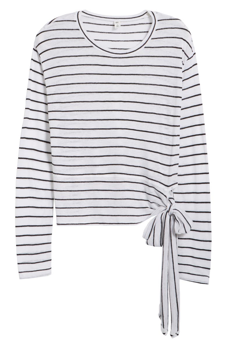 BP. Side Tie Stripe Tee, Alternate, color, 