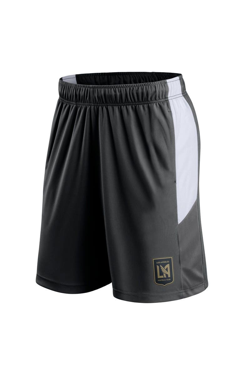 FANATICS Men's Fanatics Branded Black LAFC Prep Squad Shorts, Alternate, color, 