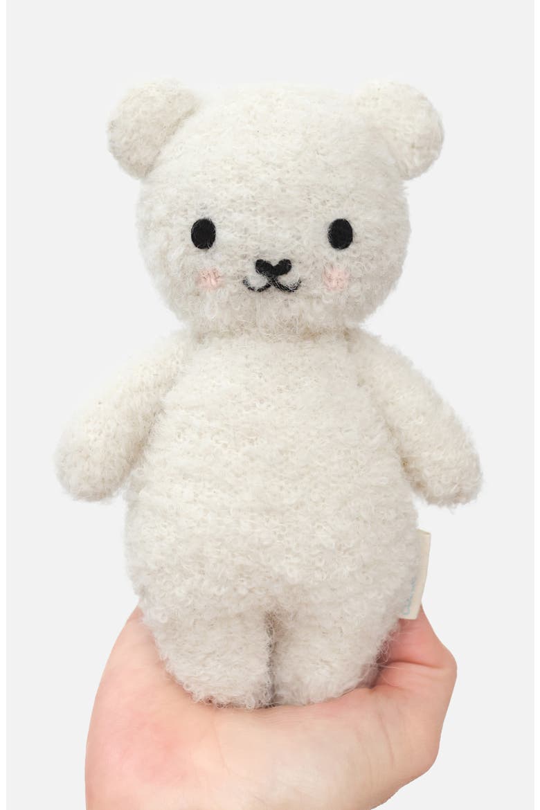 Bouclé Bear Stuffed Animal, Alternate, color, IVORY