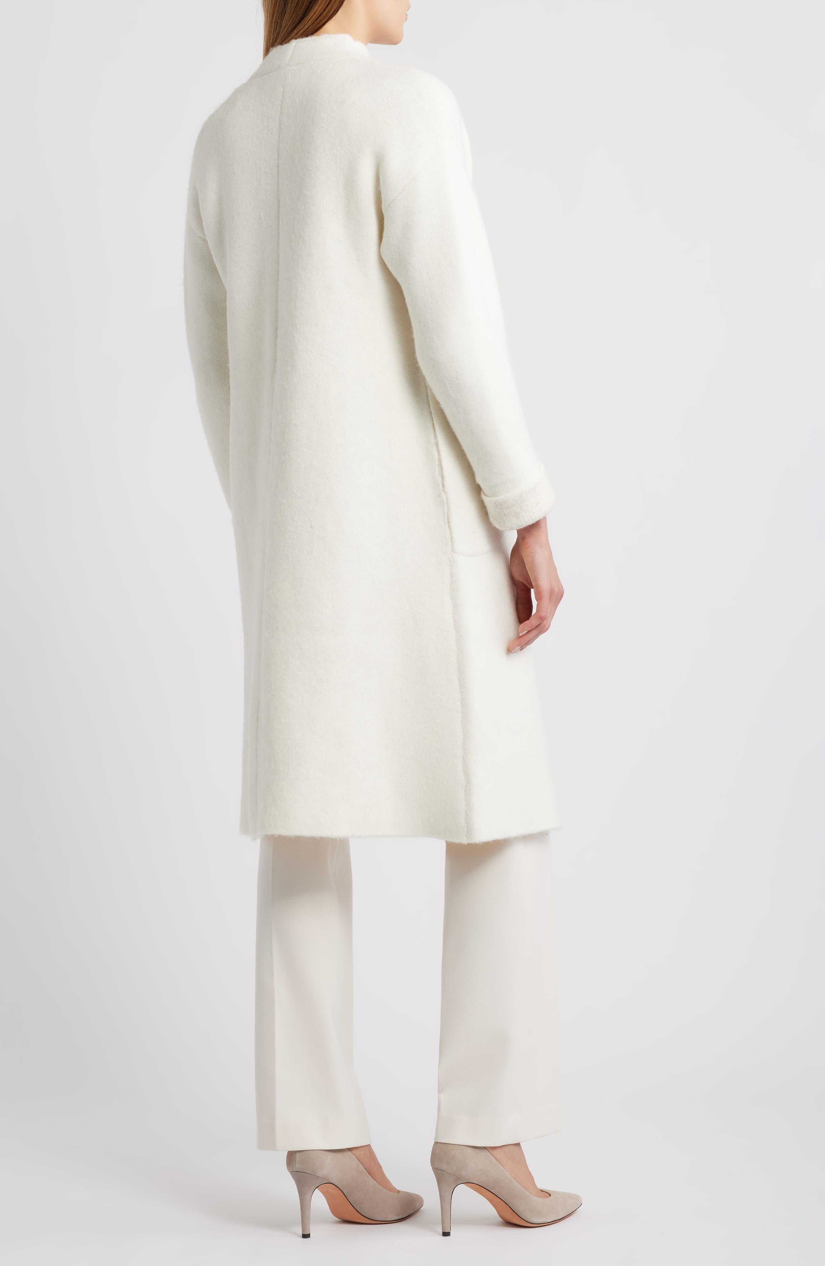 Wing Collar Sweater Coat - image 2