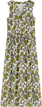 Boden Delphine Print Sleeveless Jersey Midi Dress
