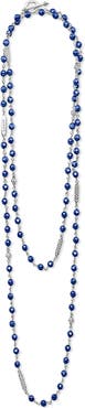 LAGOS Caviar Icon Ultramarine Ceramic Bead Dual Layer Toggle Necklace
