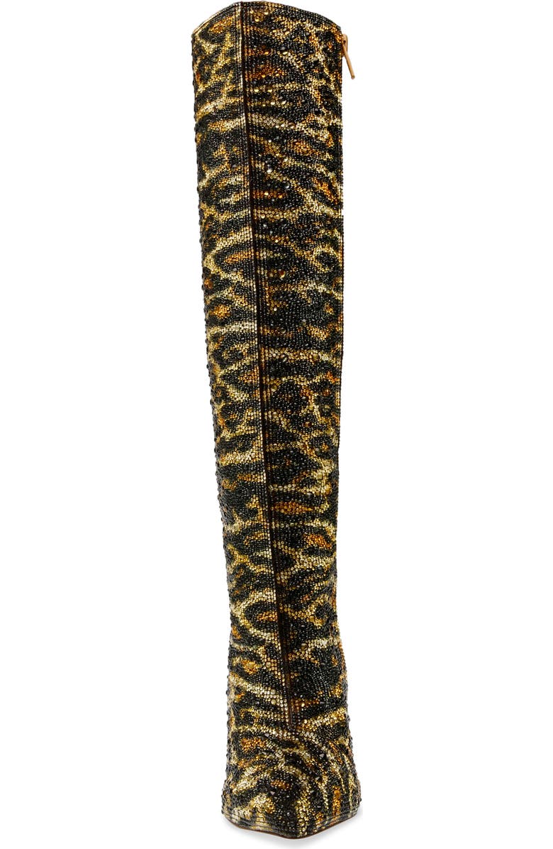 Betsey Johnson Brea Embellished Knee High Boot, Alternate, color,