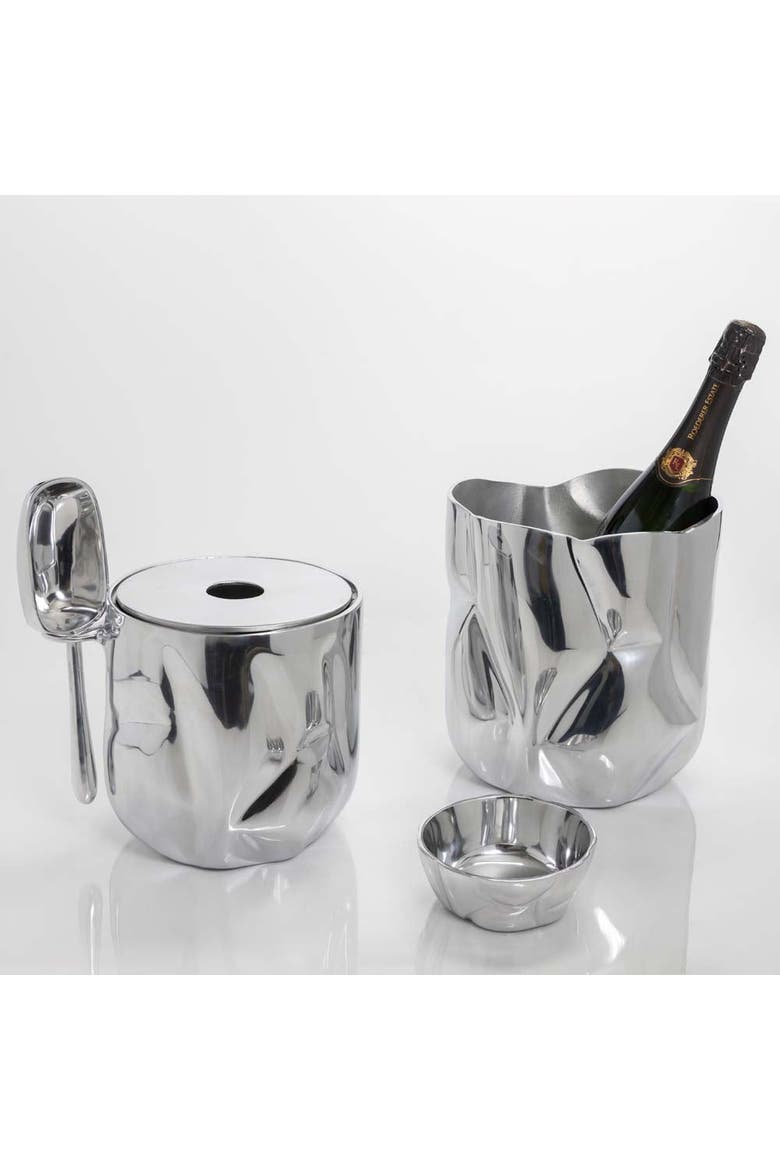 Dutton Champagne Bucket, Alternate, color, Silver
