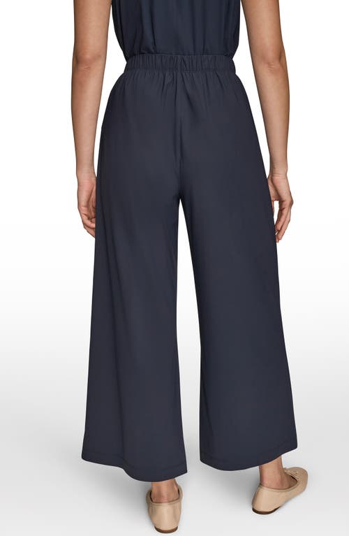 Donna Karan New York Relaxed Wide Leg Pants In Blue