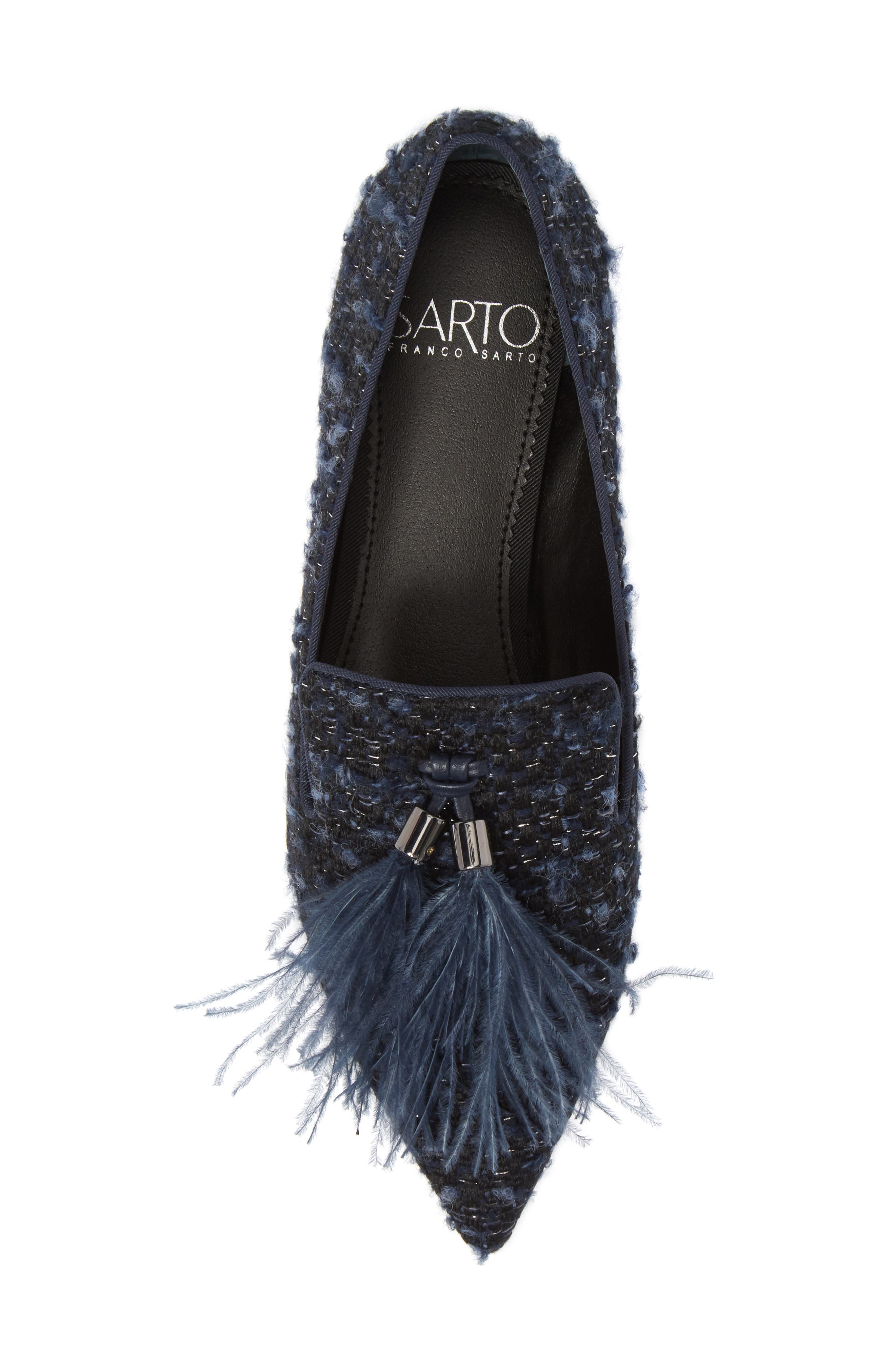 SARTO by Franco Sarto Topaz Tassel Flat, Alternate, color, 