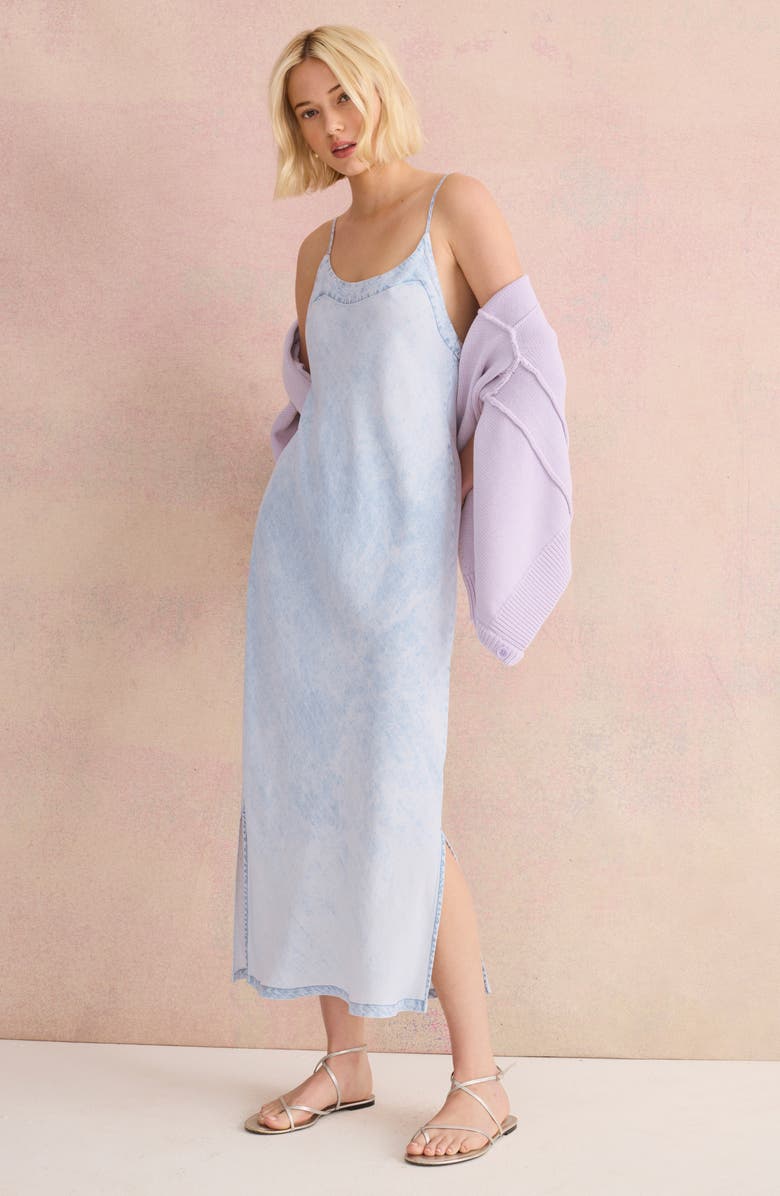 Splendid Breeze Indigo Dress, Alternate, color, Bleached Indigo