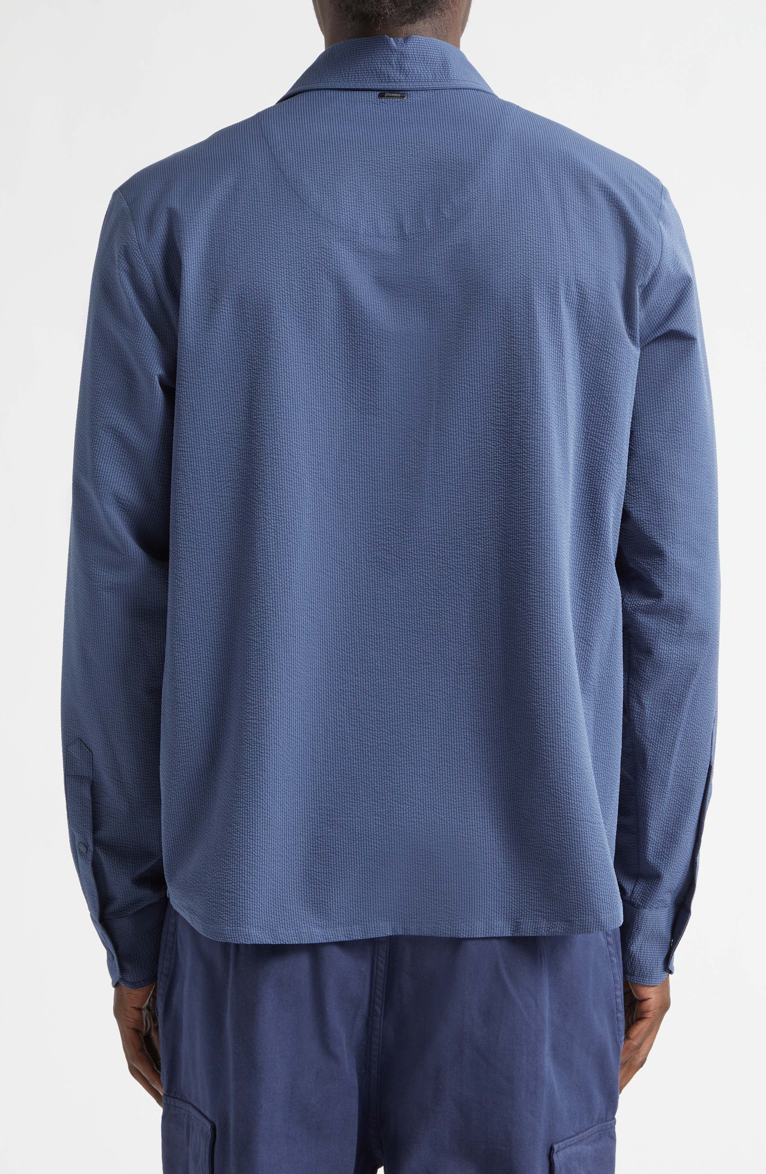 Seersucker Shirt Jacket - image 2
