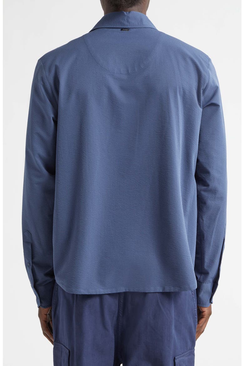 Seersucker Shirt Jacket, Alternate, color, FRENCH BLUE