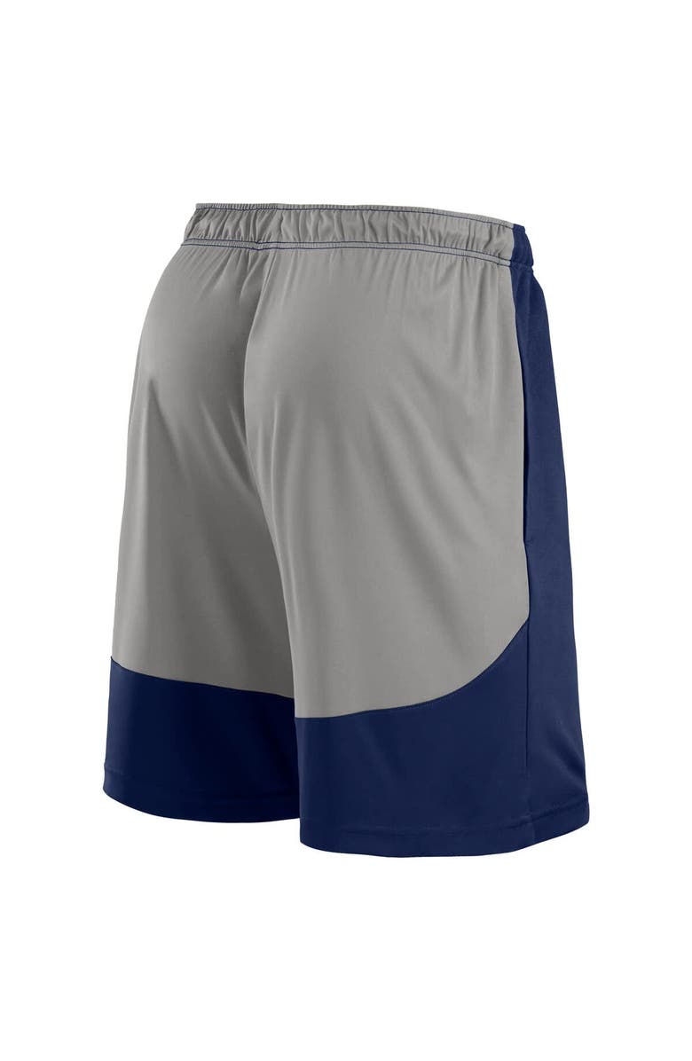 FANATICS Men's Fanatics Navy/Gray New York Yankees Launch Polyester Shorts, Alternate, color, Navy