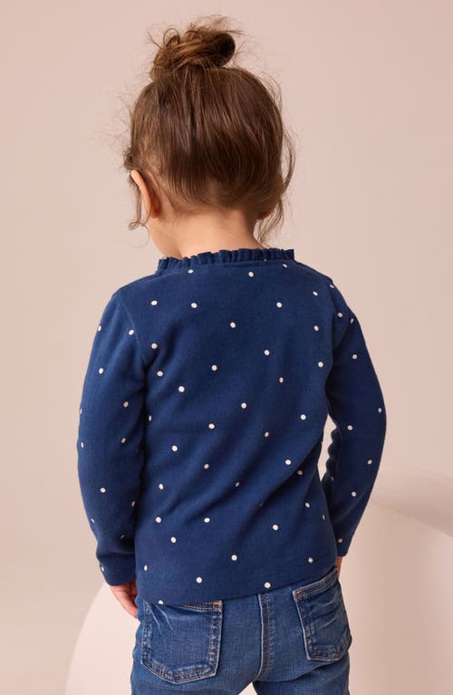Next Kids' Polka Dot Long Sleeve T-shirt In Blue