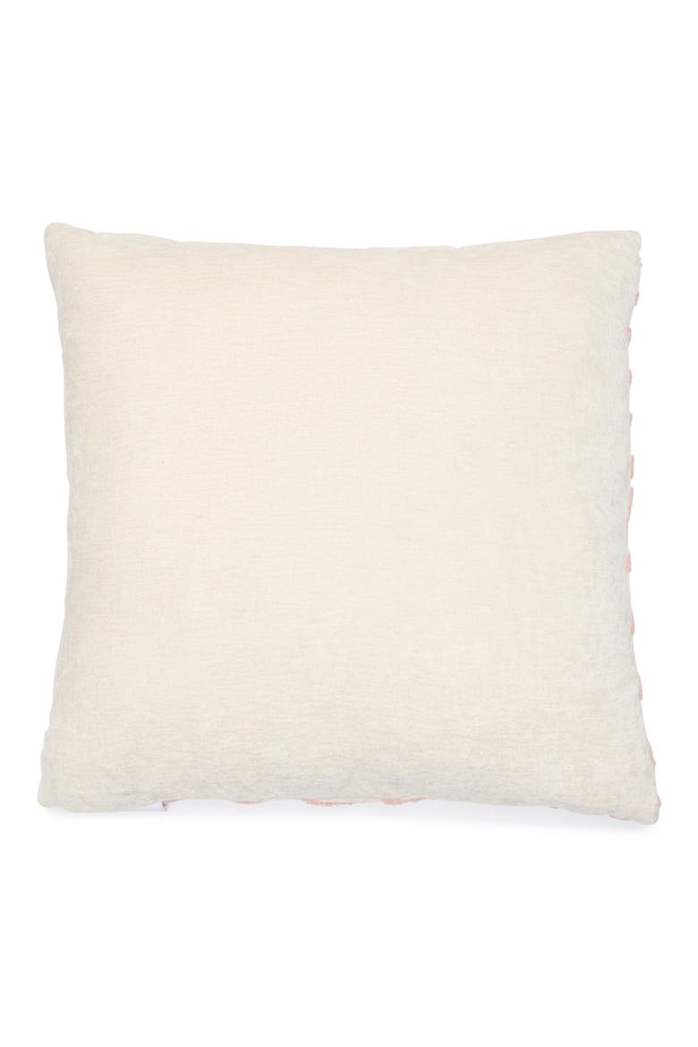 Asymmetrical Stripe Bouclé Accent Pillow, Alternate, color, SEPIA-ROSE