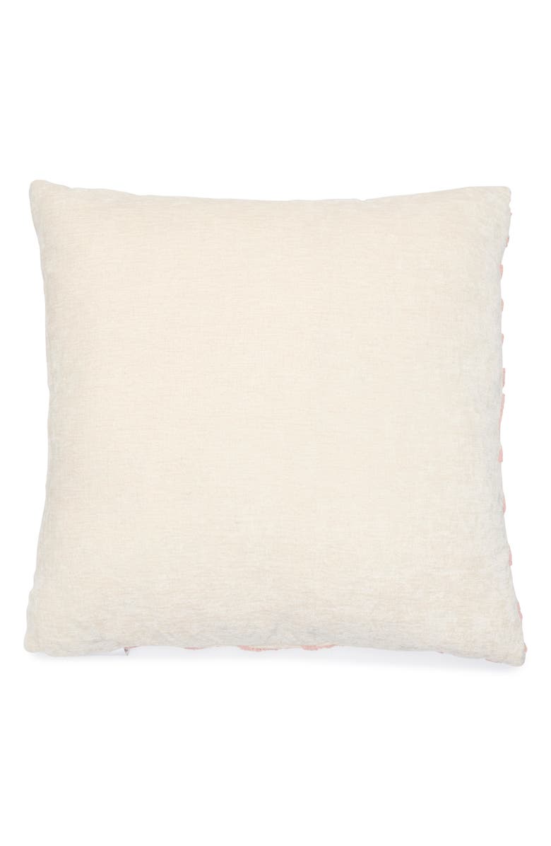 Tahari Asymmetrical Stripe Bouclé Accent Pillow, Alternate, color, Sepia-Rose